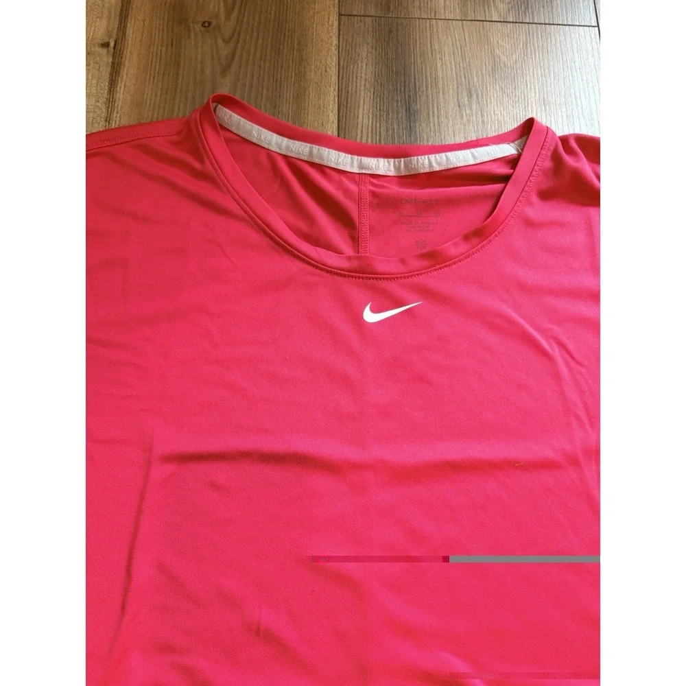 Nike Dri-Git T-shirt Women's XL Short Sleeve Coral Orange Running Gym
